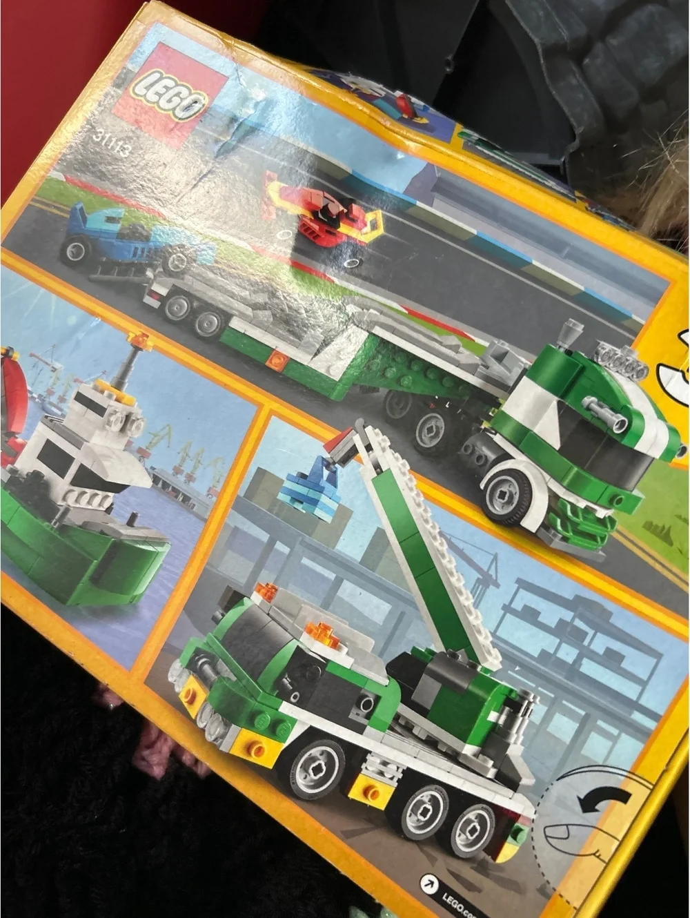 LEGO Creator 3-in-1 Race Car Transporter Set 31113